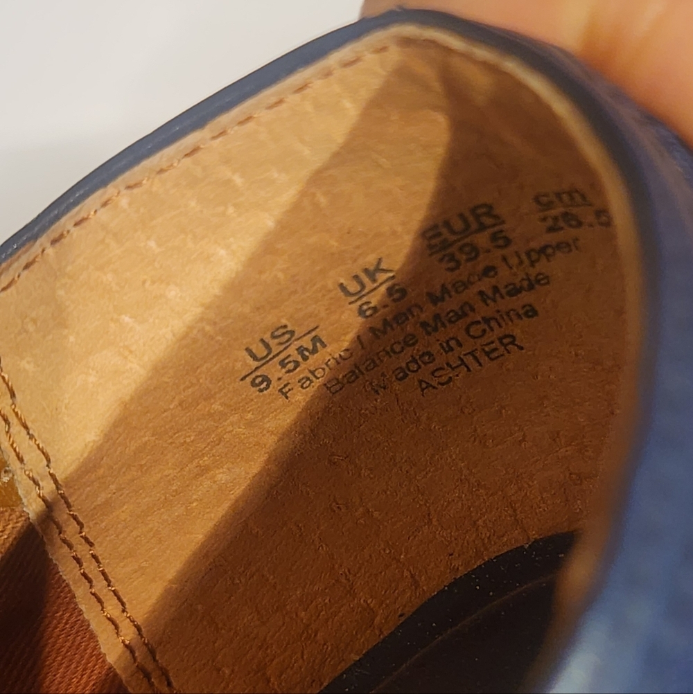 Franco Sarto Navy Loafers - Picture 7 of 9